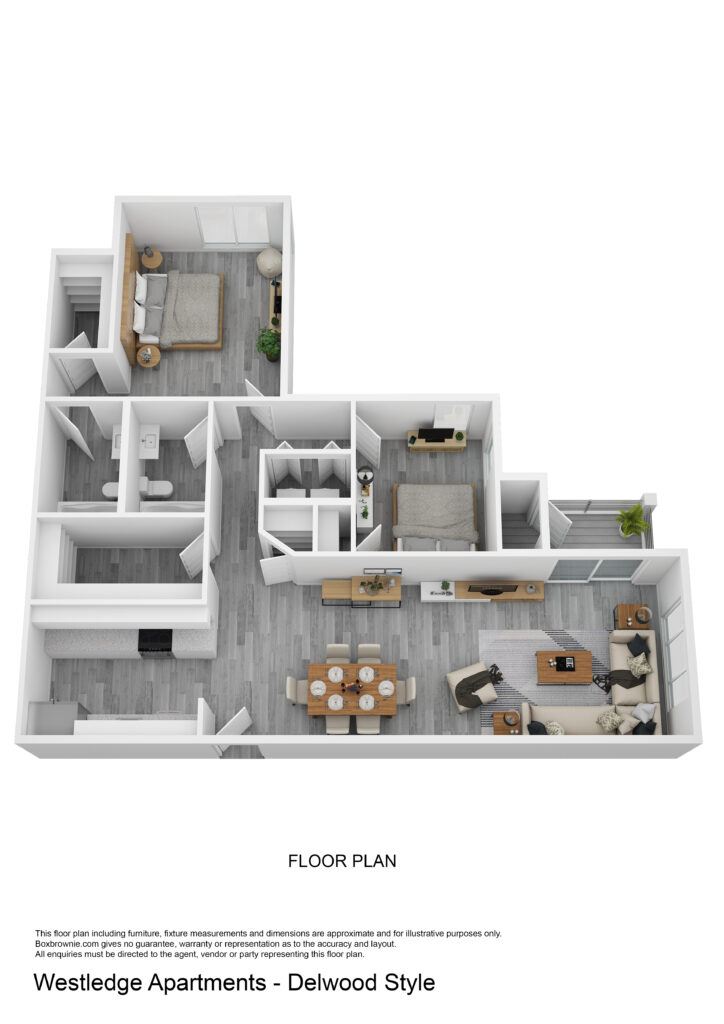 Delwood Westledge Apartments Floor Plan